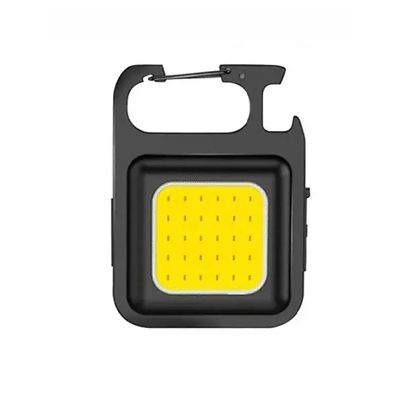 Super Bright MINI COB Keychain Flashlight | Rechargeable LED Camping Light with Magnet