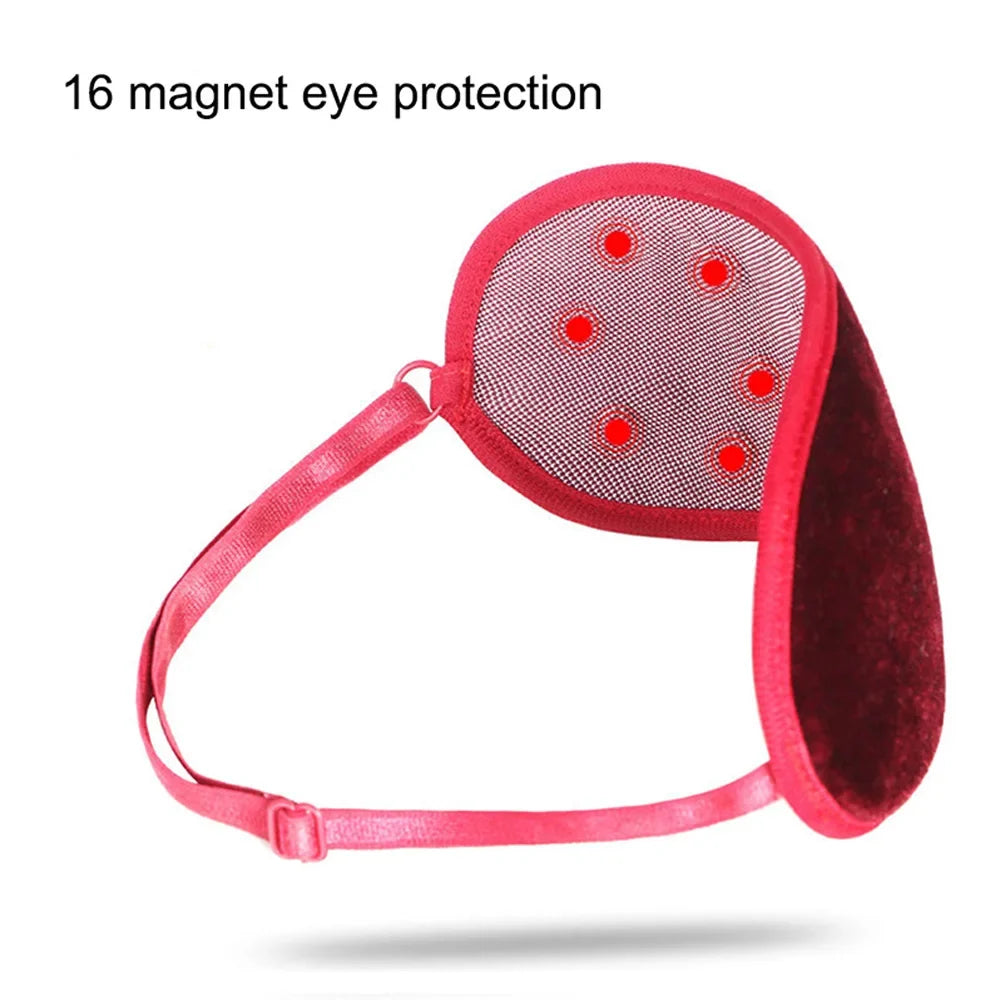 Tourmaline Magnetic Sleep Eye Mask | Far Infrared Eye Massager for Fatigue Relief