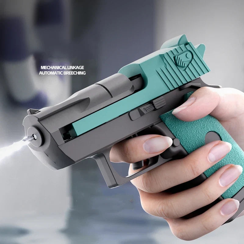 Mini Desert Eagle Water Gun | Continuous Firing Outdoor Water Pistol for Kids, Summer Beach Toy