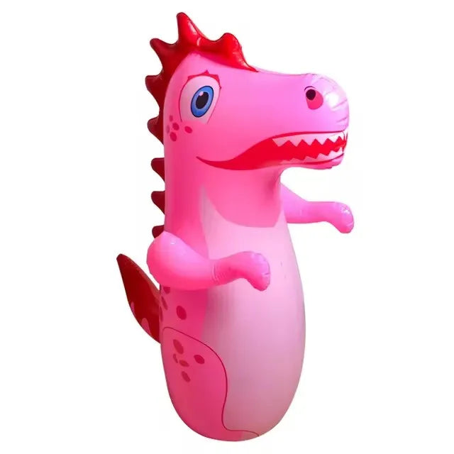 Inflatable Punching Bag for Kids and Adults | 90 cm Dinosaur Tumbler Boxing Toy
