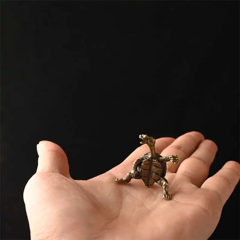 Antique Alloy Kung Fu Turtle Incense Holder | Home Decor Line Incense Burner