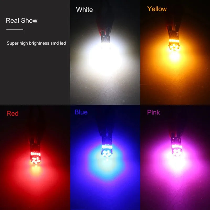 T10 W5W 4014 15SMD LED Canbus Bulbs | High Power 6000K White No Error