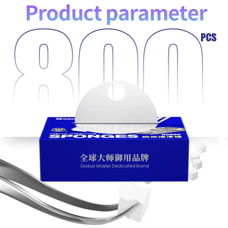 MECHANIC NC800 Nano-cleaning Sponges | No-Slagging Keyboard and Motherboard Cleaning Tool