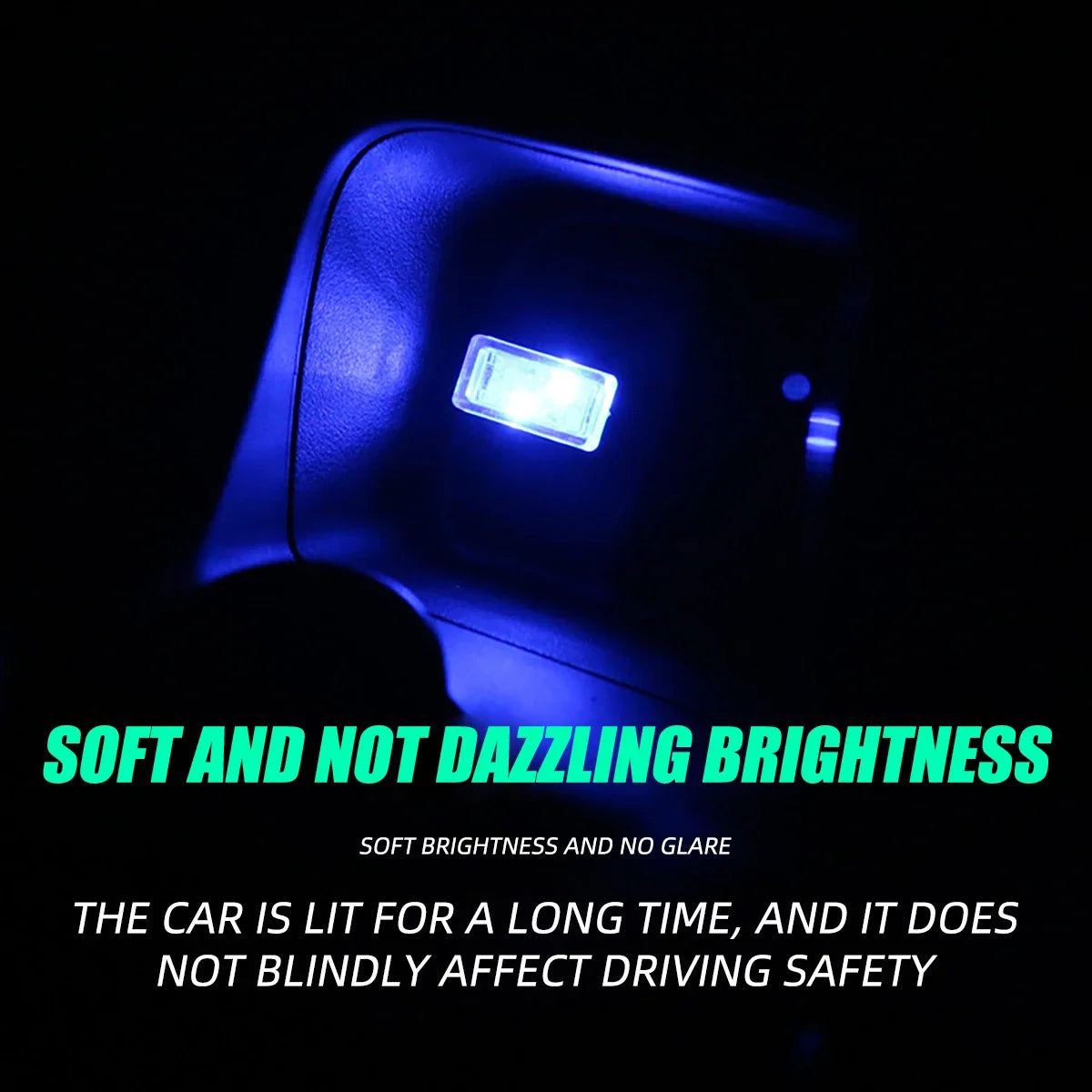 Mini USB LED Atmosphere Light | Multicolor Night Light for PC and Car
