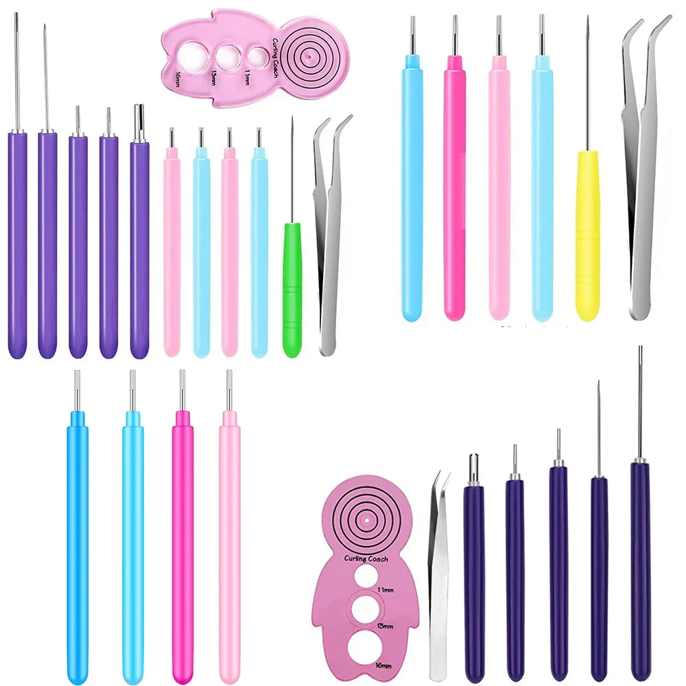 Paper Quilling Tools Set | Slotted Needle Pen Kit for DIY Paper Craft