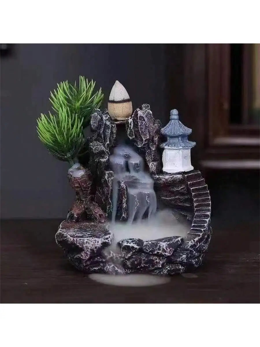 Resin Incense Burner with Smoke Reflux | Creative Home Aromatherapy Decor