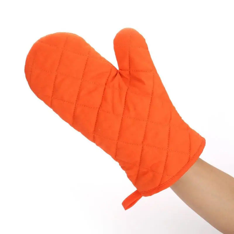 Non Slip Heat Proof Oven Glove | Polyester Cotton Microwave Protector for Baking and BBQ