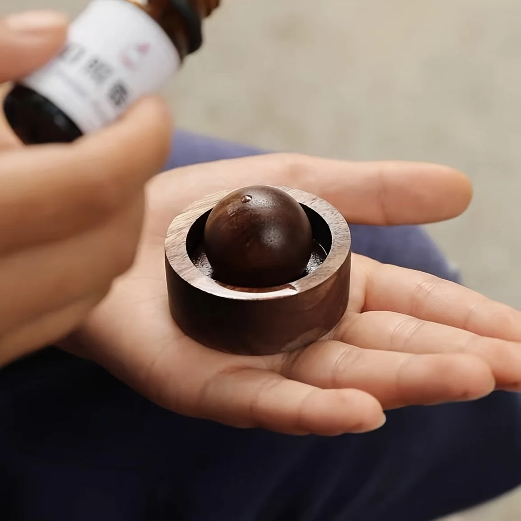 Wooden Essential Oil Diffuser | Spherical Aroma Diffuser for Room Fragrance
