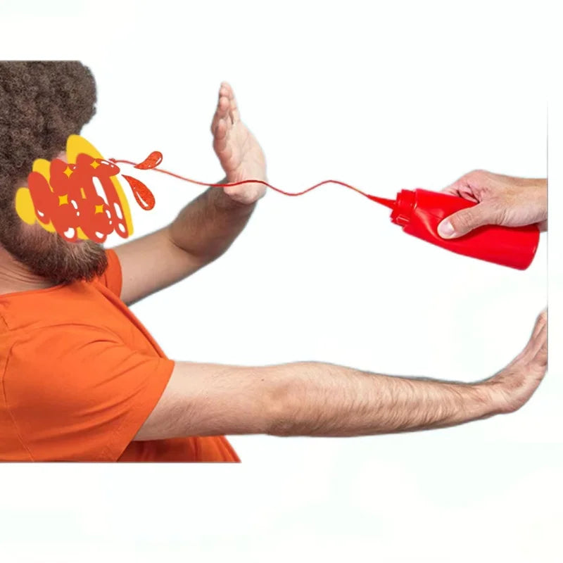 Fake Ketchup Prank Bottle | Realistic Squirt Toy Gag Gift