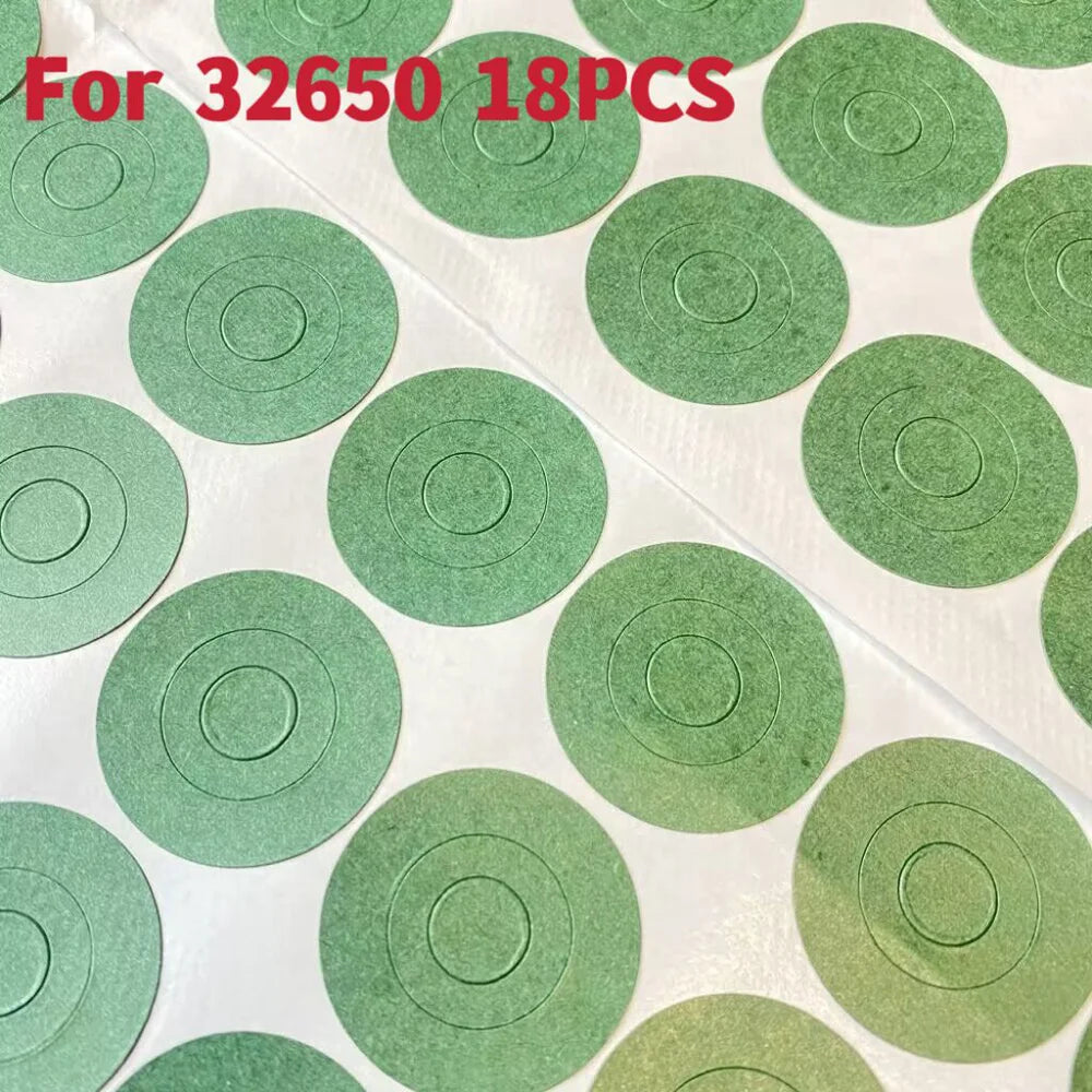 18650 21700 32650 Li-ion Battery Insulation Gasket | Barley Paper Cell Hollow Insulating Pads