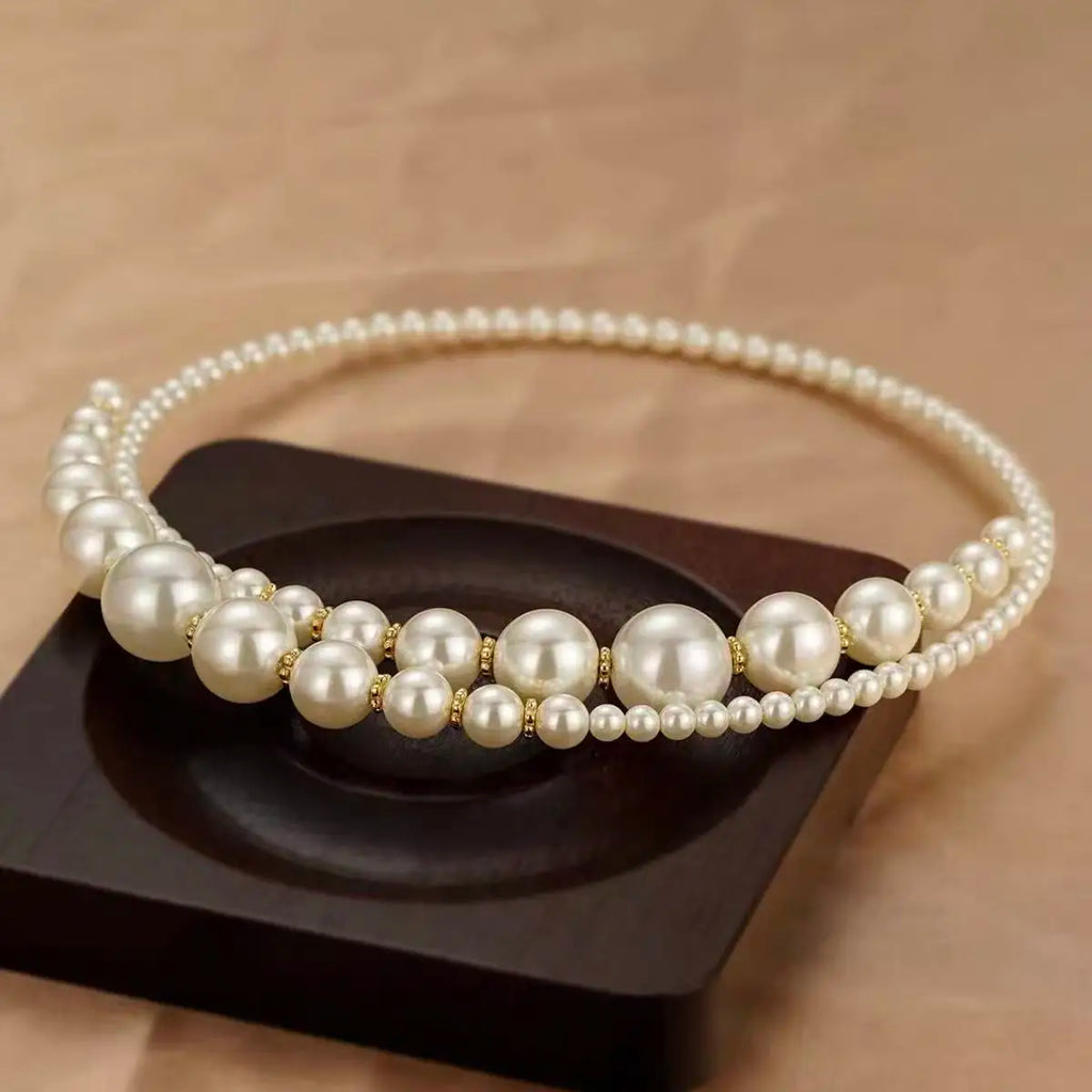 Taoya Vintage Imitation Pearl Collarbone Necklace | Women's Fashion Retro Jewelry
