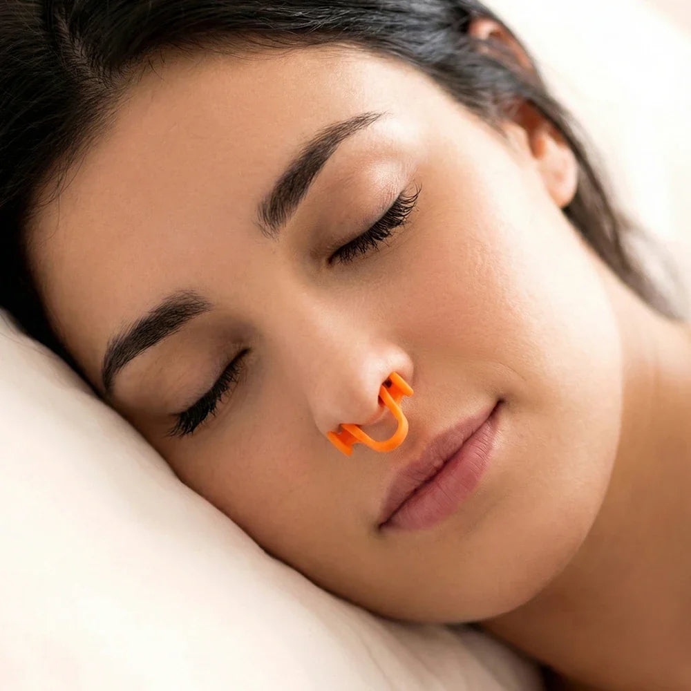 Silicone Elastic Nose Clip | Anti-Snoring Device for Better Sleep