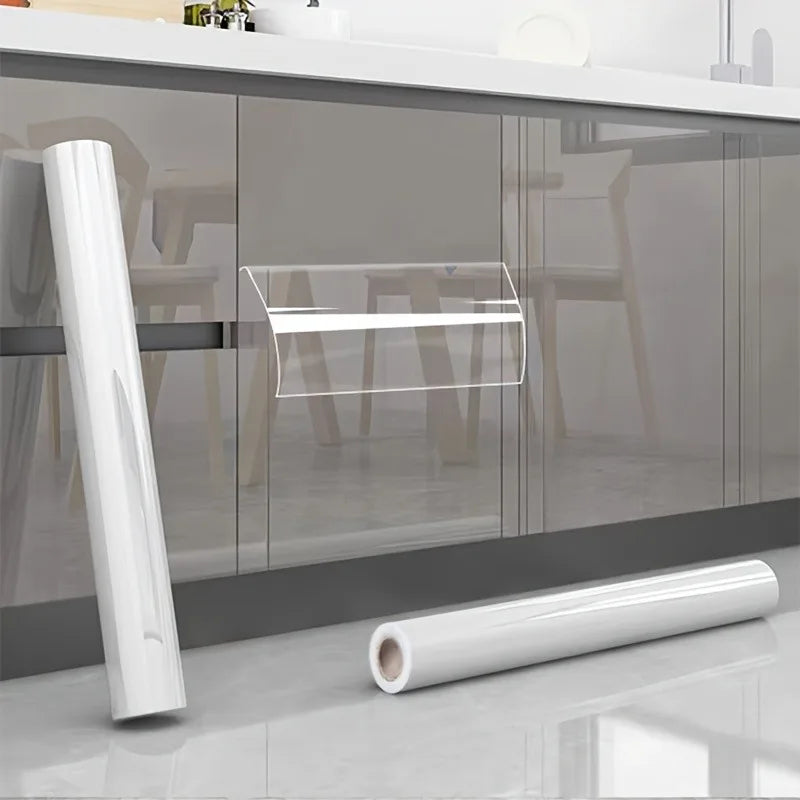Self-adhesive Transparent Cabinet Film | Static Cling Decorative Cover