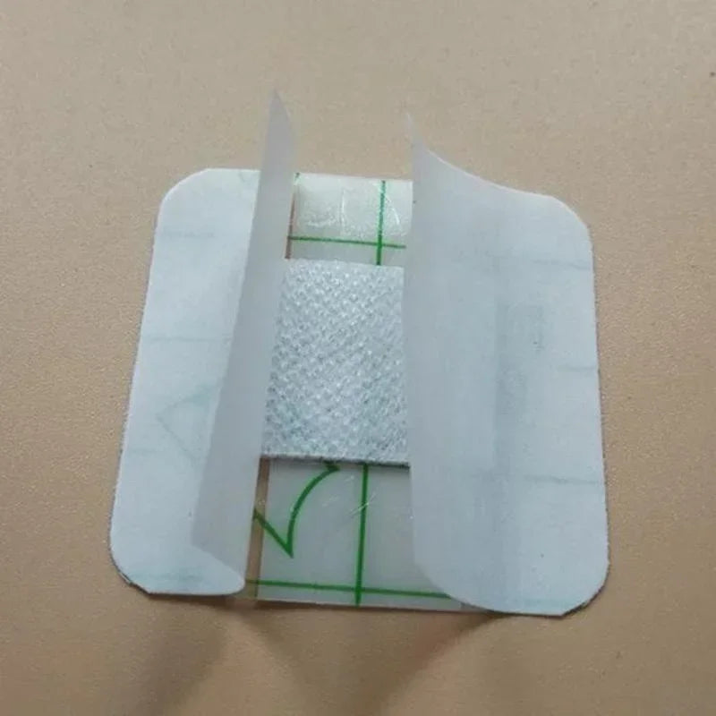 50pcs/100pcs Waterproof Adhesive Square Bandages | First Aid Wound Care Stickers