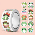 100-500pcs Cute Traveling Frog Cartoon Stickers | DIY Waterproof Decor for Laptops, Guitars, and More