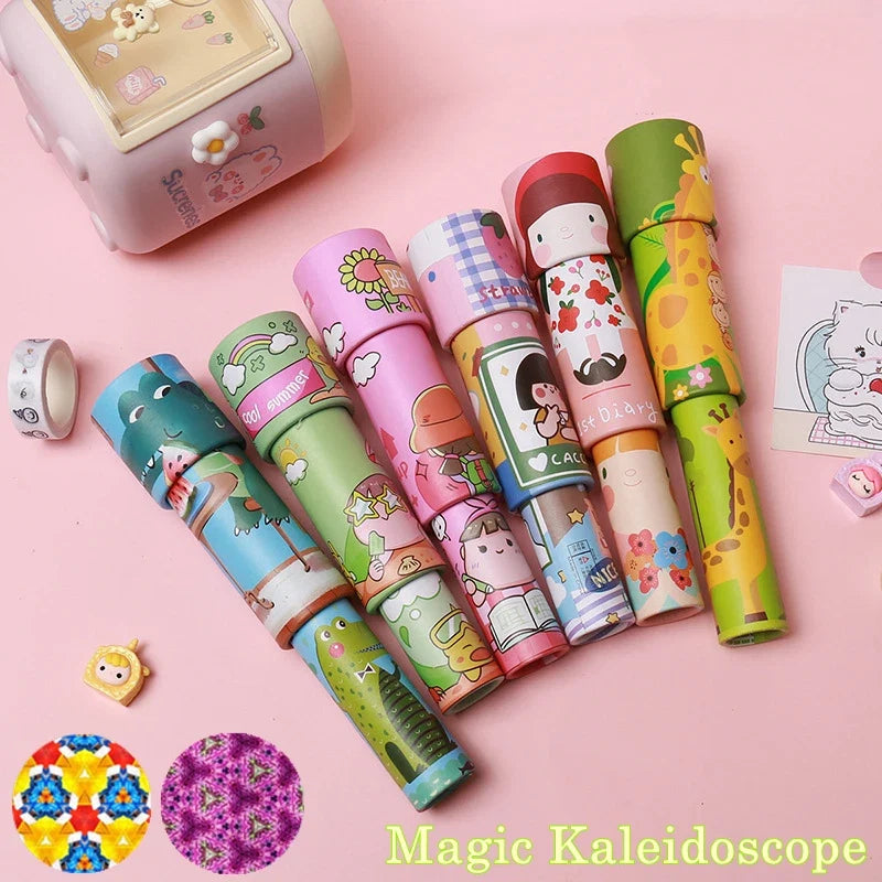 Scalable Magic Kaleidoscope | Classic Animals Retro Toy for Kids