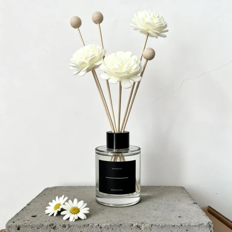 10PCS Artificial Flower Rattled Reed Fragrance Diffuser Sticks | Home Aroma Refills