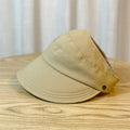 Foldable Women's Sun Hat with Wide Brim and Breathable Top | Ponytail-Friendly Design