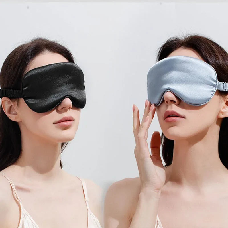 Imitated Silk Sleep Eye Mask | Soft Comfortable Sleeping Shield for Light Blocking