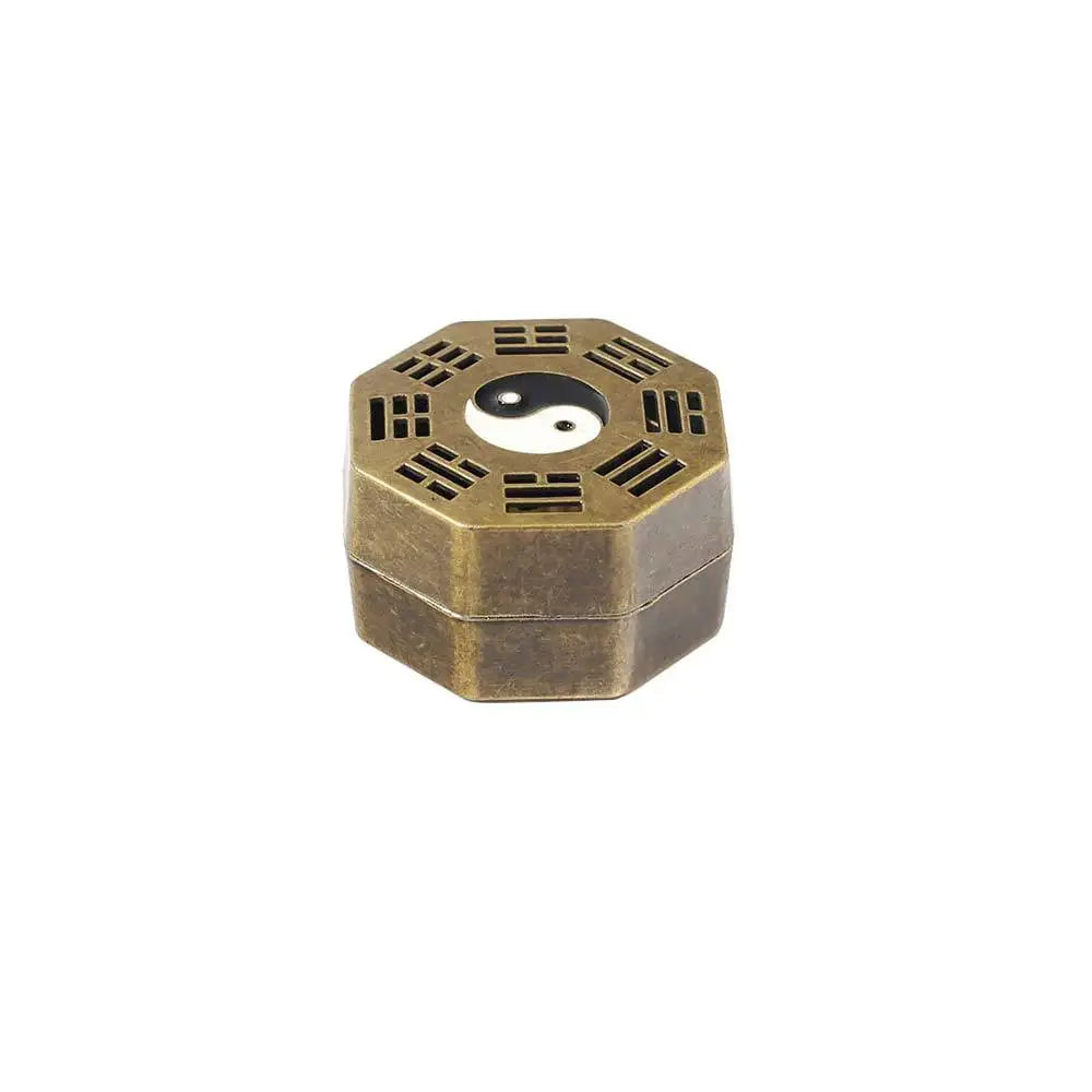 Mini Eight Diagrams Incense Stove | Metal Indoor Incense Burner Tray