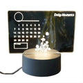 LED Drawing Board Night Light | Reusable Acrylic Message Board with Pen