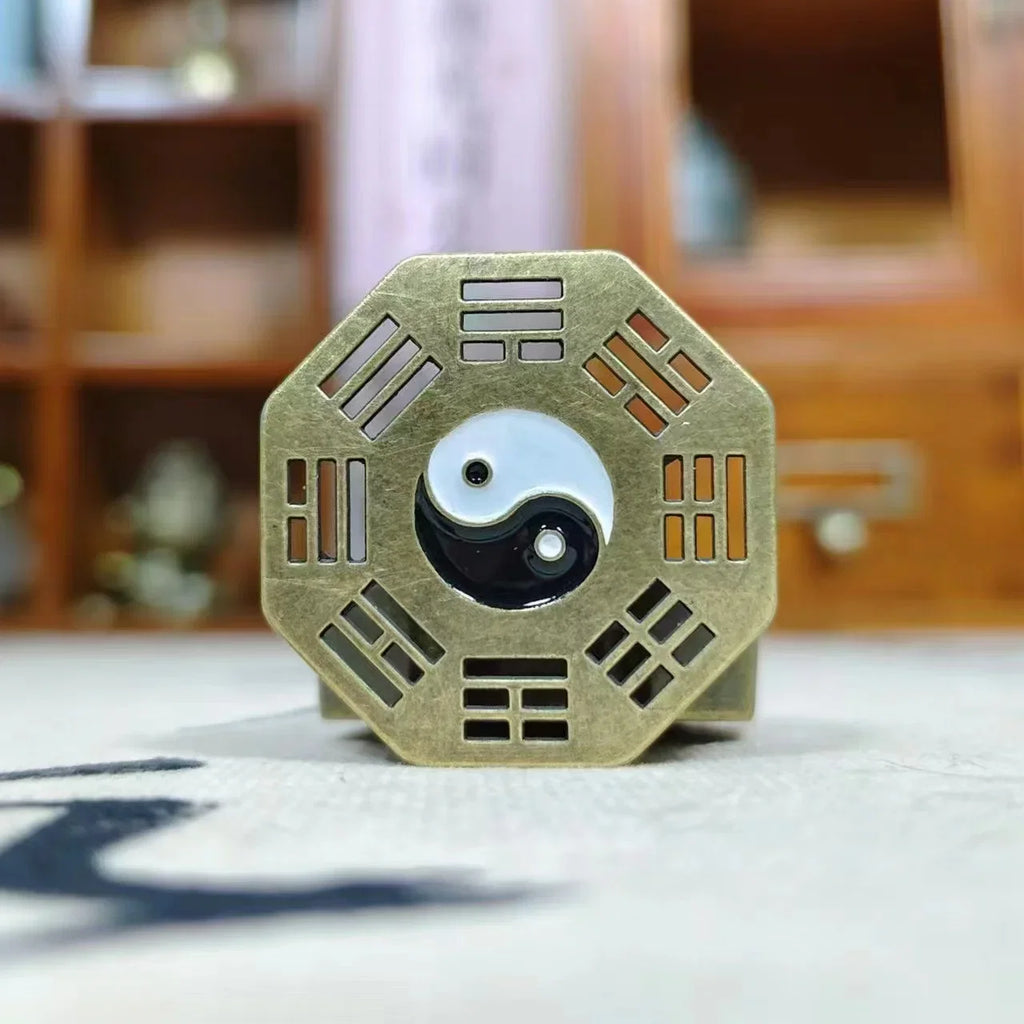 Mini Eight Diagrams Incense Stove | Metal Indoor Incense Burner Tray