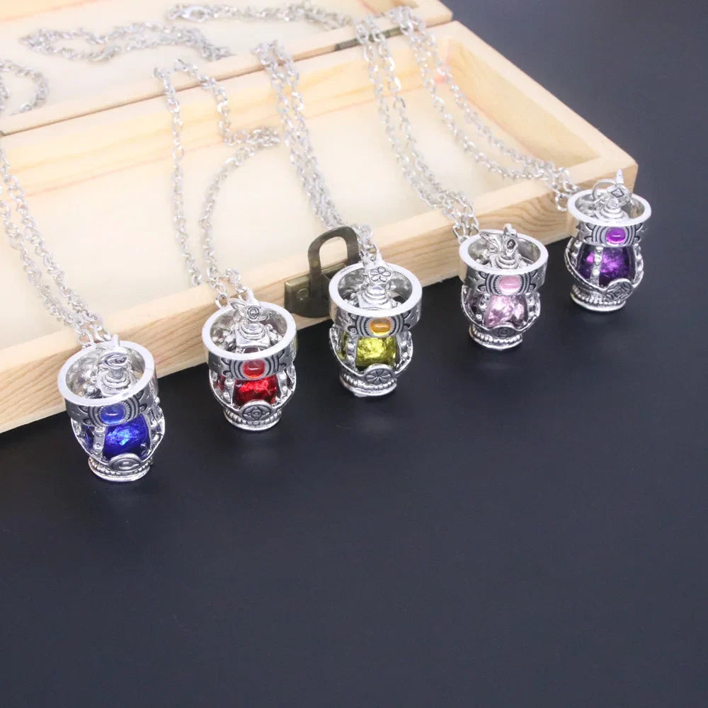 Madoka Magica Soul Gem Necklace Set | Kaname Madoka Mami Pendant Jewelry