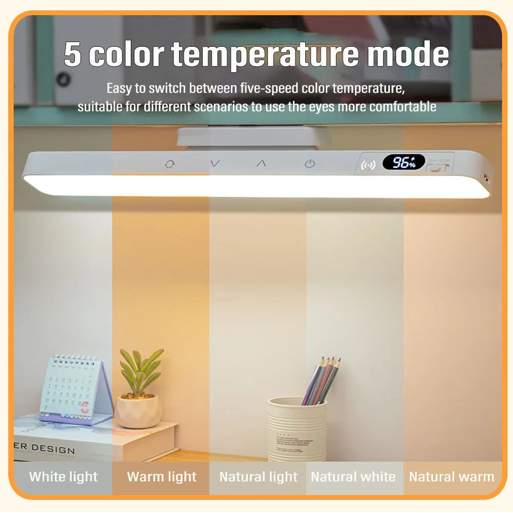 LED Touch Table Lamp with Remote Control and Timing | Rechargeable Magnetic Desk Light