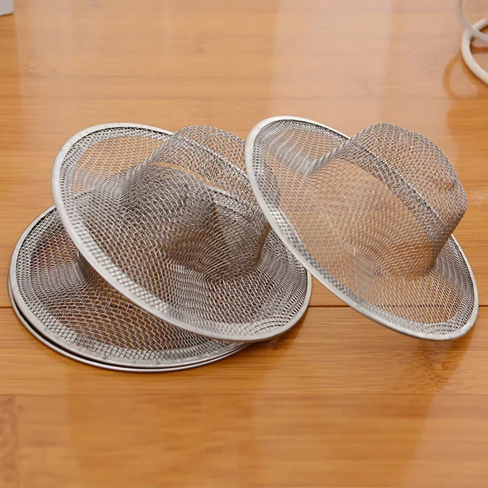 Stainless Steel Sink Strainer | Kitchen Mesh Drain Filter with Hair Catcher