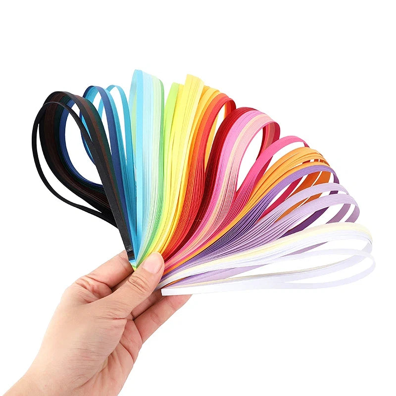 260pcs Rainbow Paper Quilling Strips Set | Paper Craft DIY Kit for Handmade Gifts