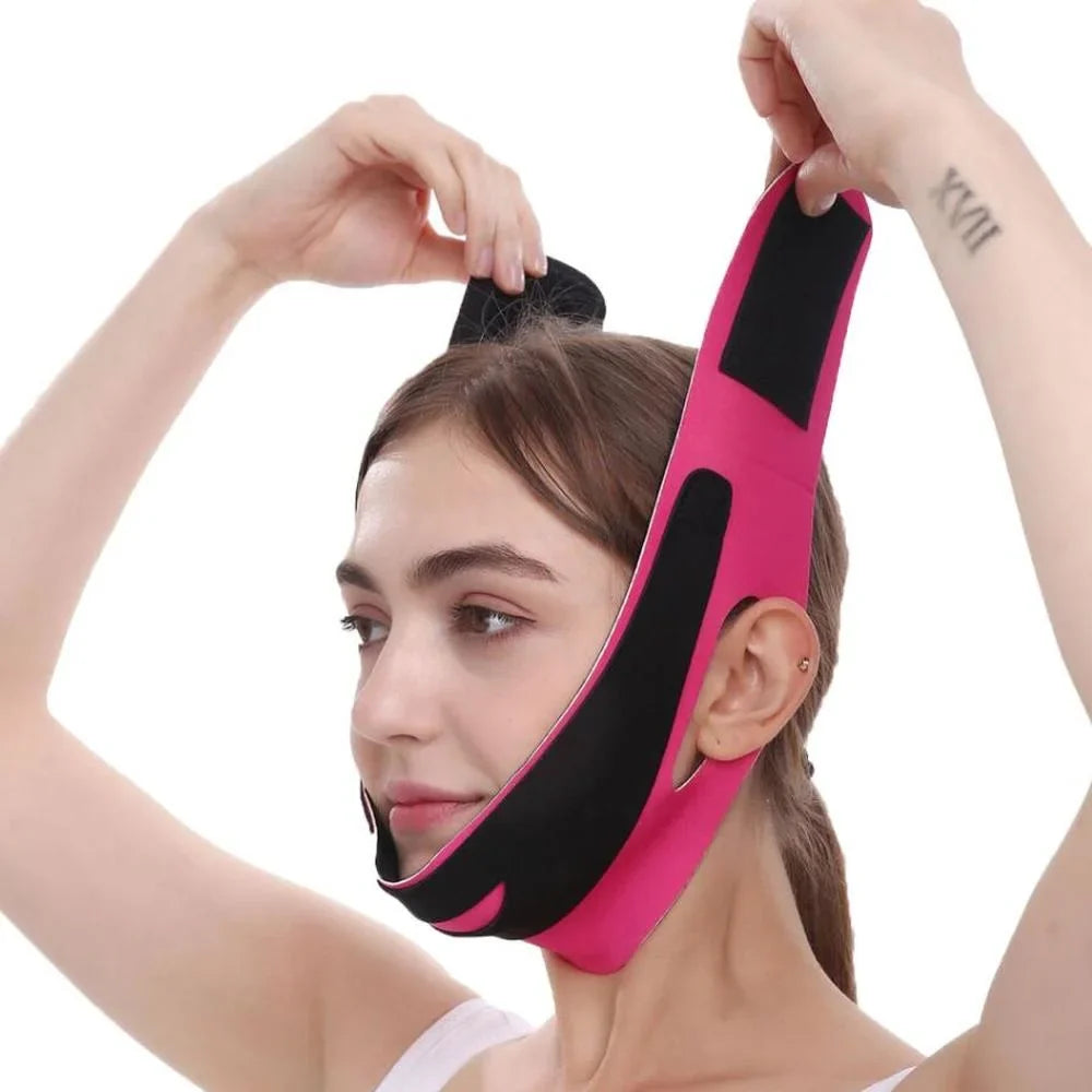 Elastic Face Slimming Bandage | V Line Face Shaper for Chin and Cheek Lift