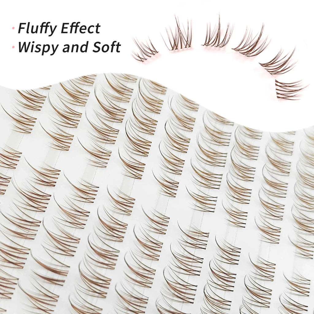 Caramel Colored Sunflower Eyelashes Trilogy | DIY Fake Eyelash for Beginners