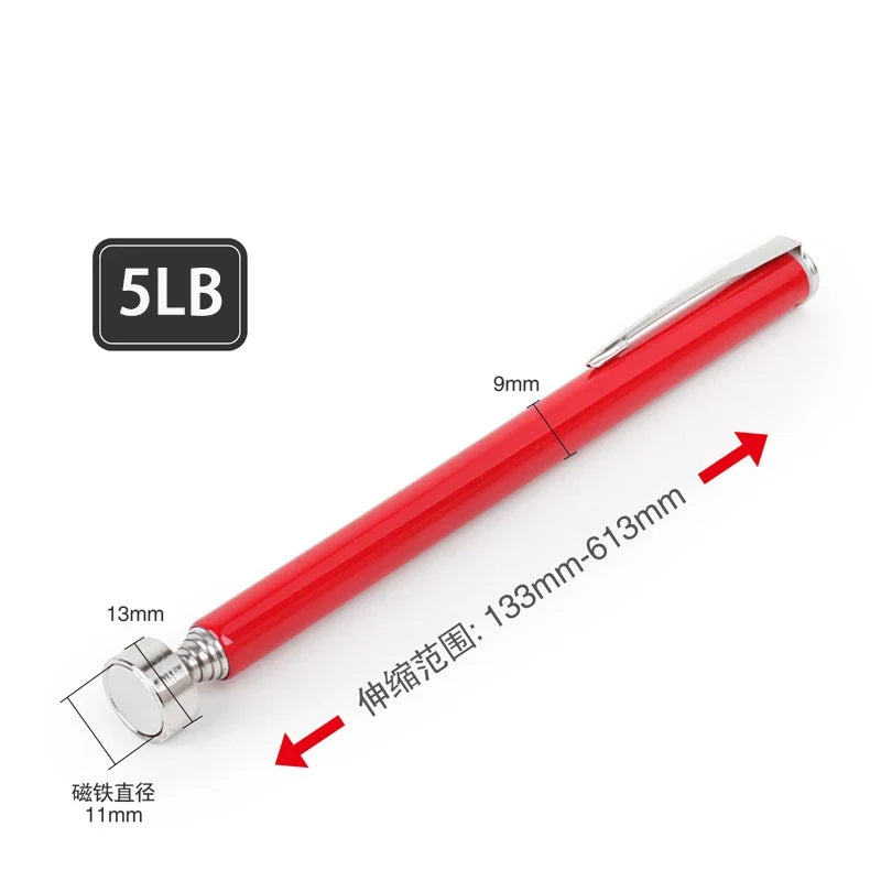 Mini Portable Telescopic Magnet Pen | Extendable Pick Up Tool for Nuts and Bolts