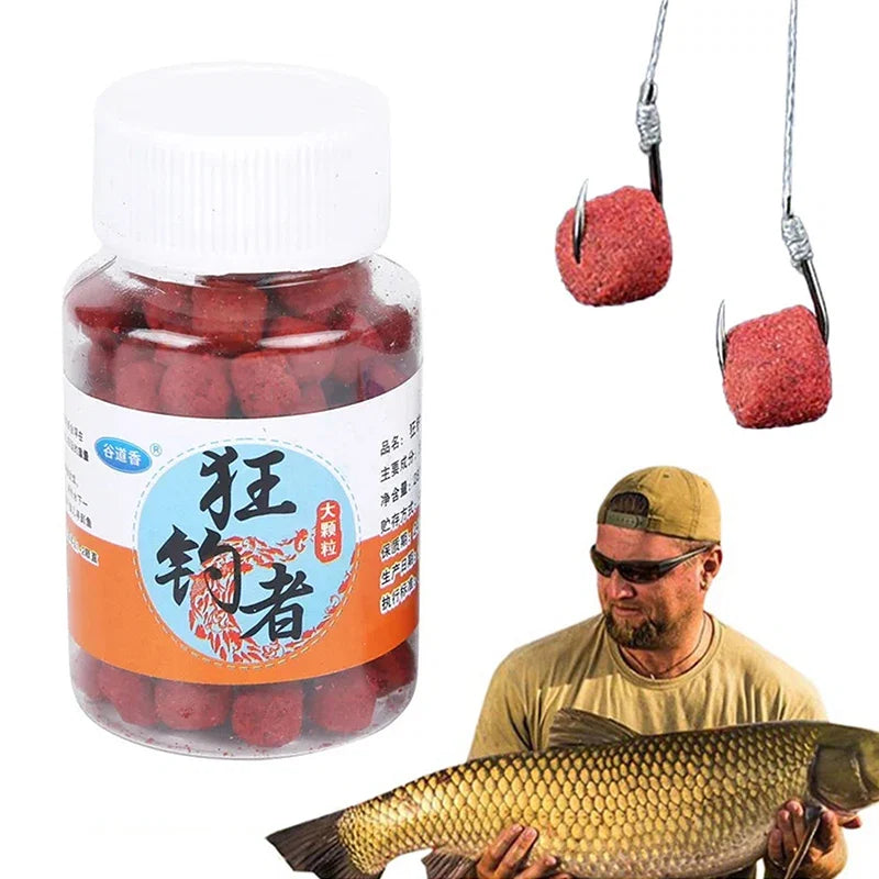 Worm Smell Carp Bait | Real Fishing Food Boilies Beads Attractant for Anglers