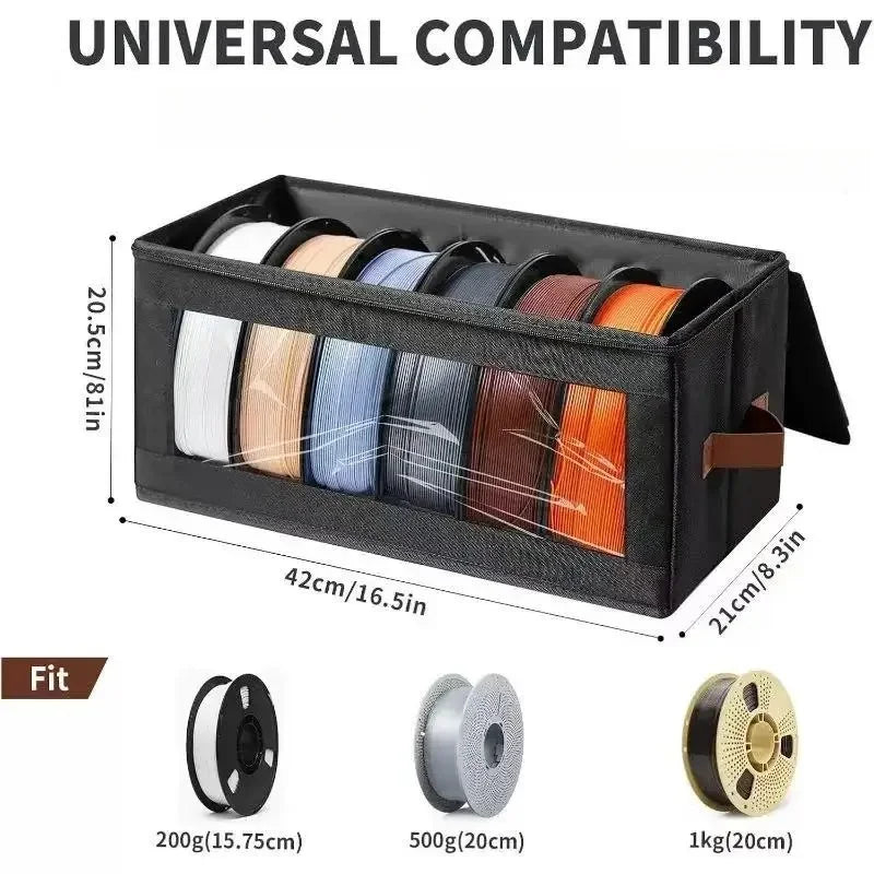 3D Printing Filament Storage Box | Double Zipper Airtight Dry Box