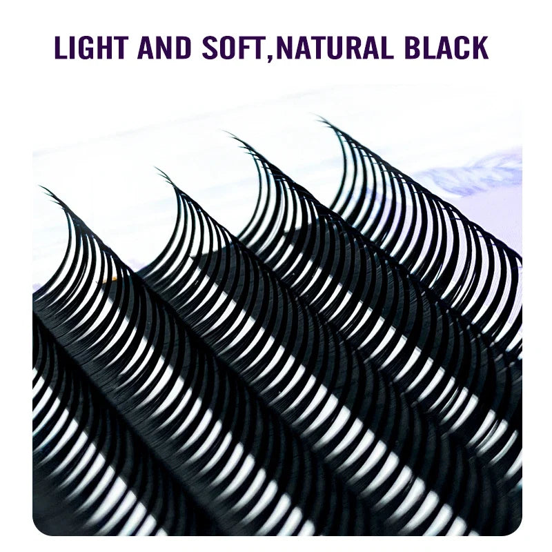 NATUHANA Wet Eyelash Extension 0.07mm | Easy Grafting Manga Wispy Lashes