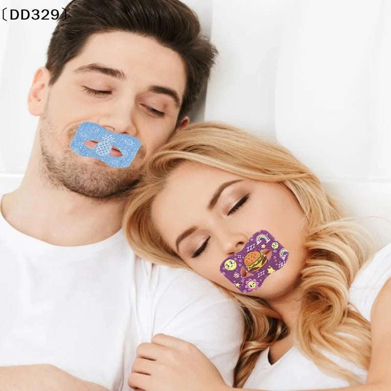 Snoring Relief Mouth Tape for Better Sleep | 20 Gentle Adhesive Strips