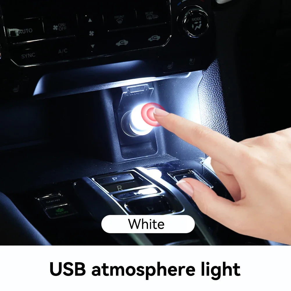 Car USB Atmosphere Light | LED Interior Touch Ambient Decoration