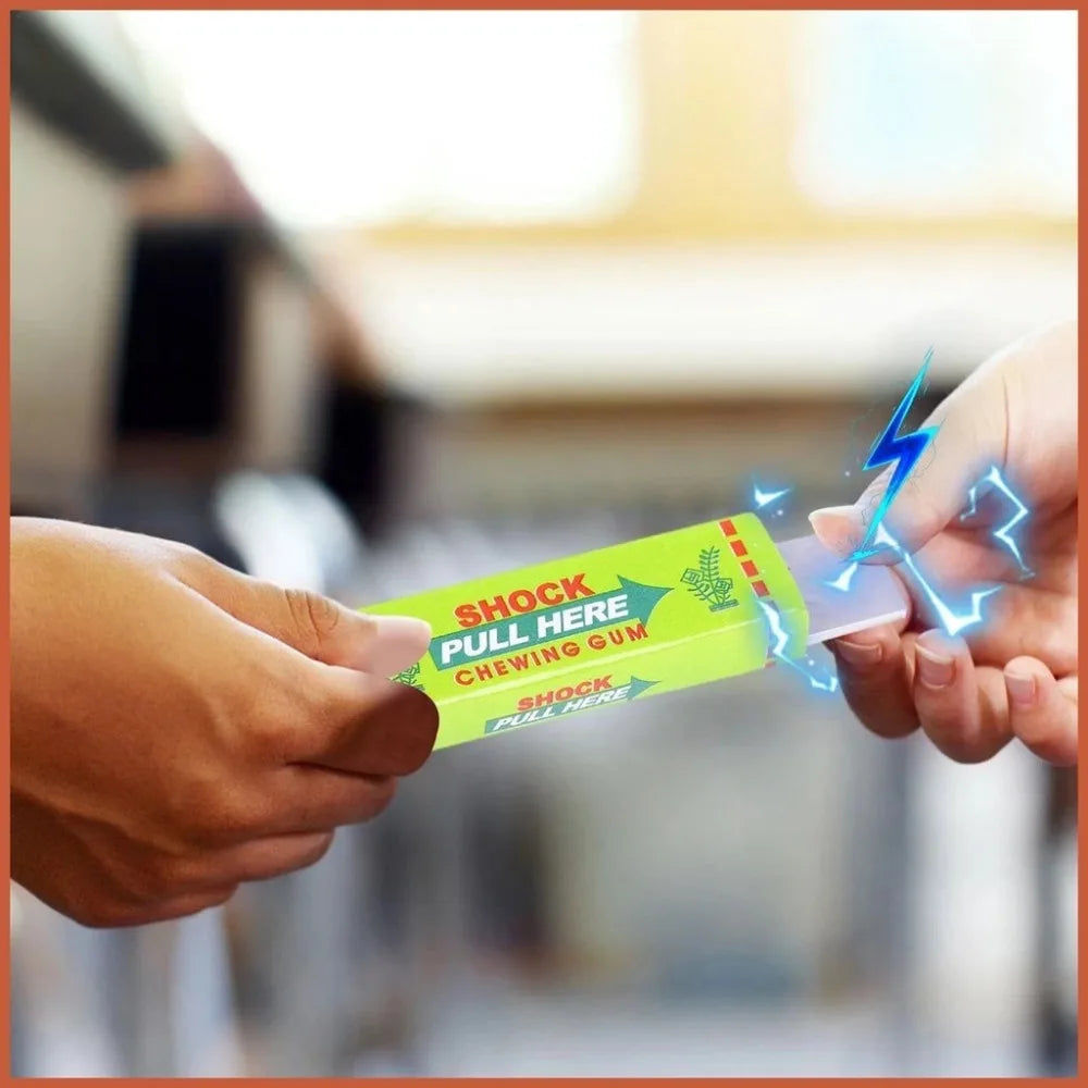 Shocking Chewing Gum | Electric Shock Prank Toy for April Fools Day Jokes