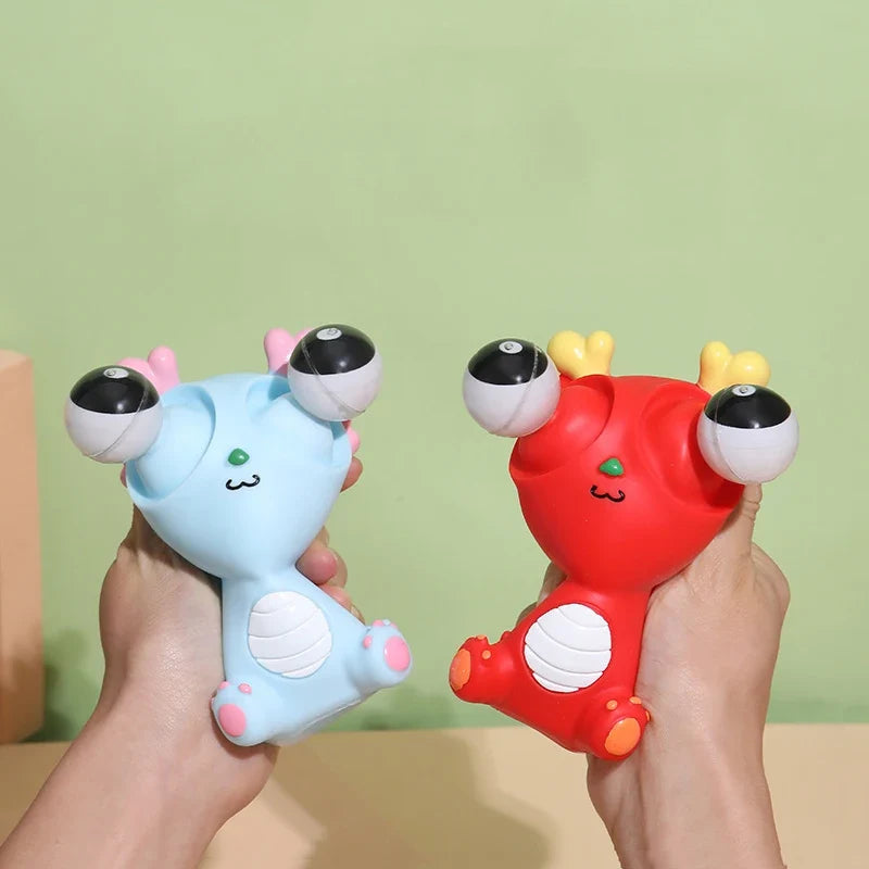 Silly Eyeball Pop Squeeze Toys | Stress Relief Animal Gifts for Kids and Adults