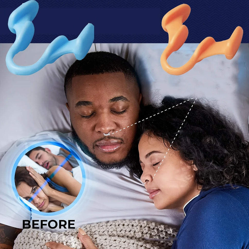 4Pcs Silicone Nasal Dilators | Snoring Relief and Sleep Aid