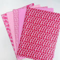30 Red Heart Snowflake Gift Wrapping Paper | 50x35cm Wedding Valentine Birthday Packing Sheets