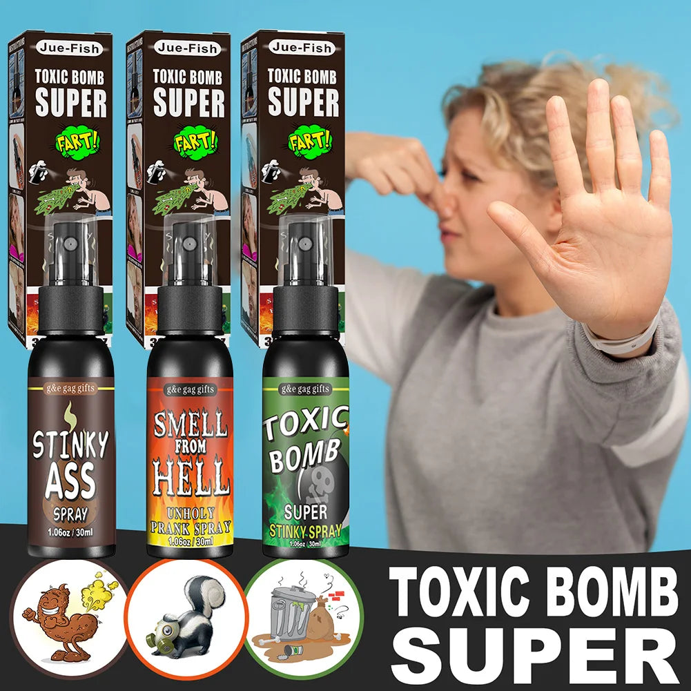 30ml Fart Spray Prank | Non-Toxic Stinky Gag Toy for Halloween Party