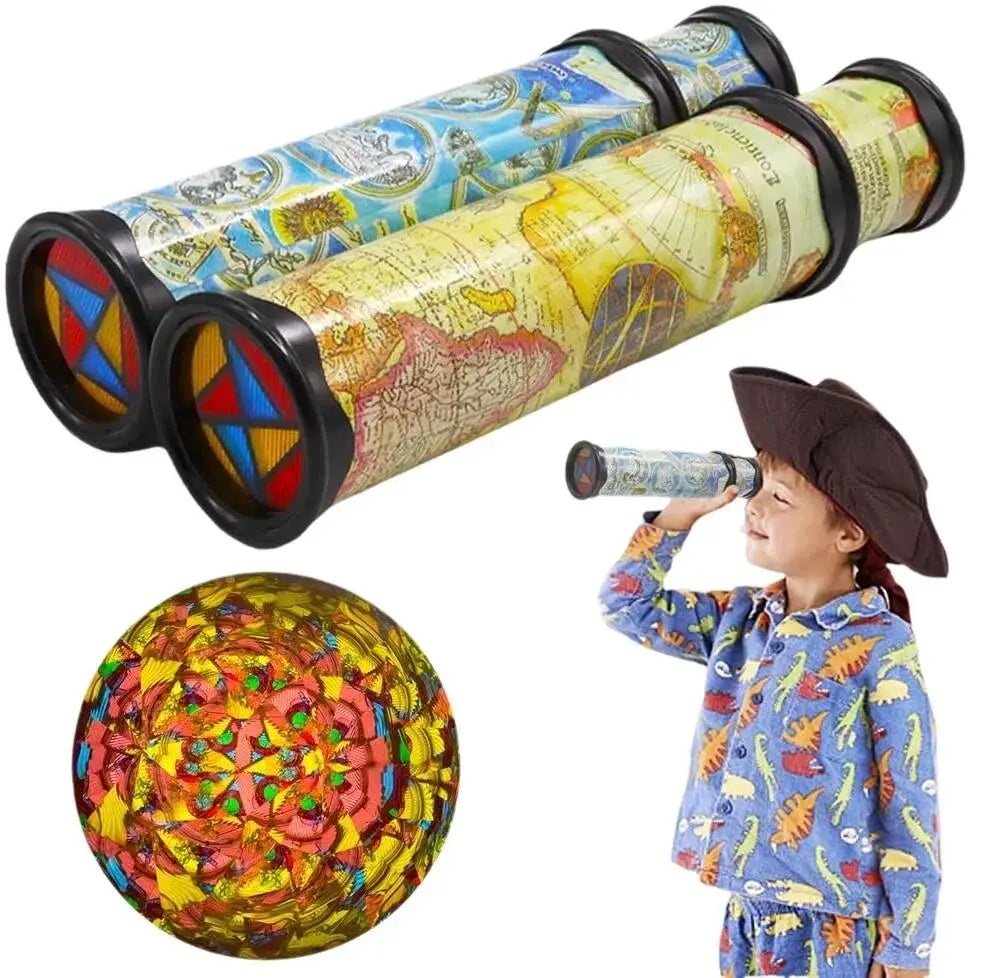 Scalable Kaleidoscope Toy | 30cm Magic Rotating Educational Toy for Kids