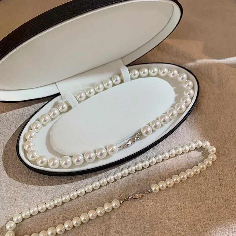 Taoya Imitation Pearl Beaded Necklace | Classic Fashion Jewelry for Women