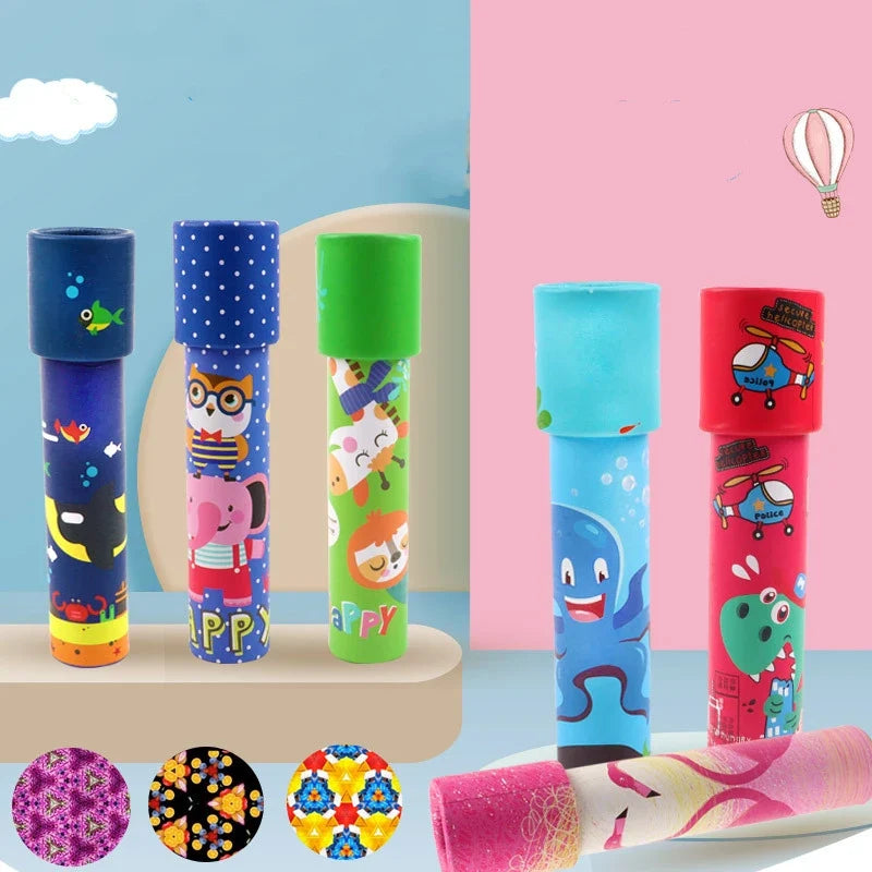 Scalable Magic Kaleidoscope | Classic Animals Retro Toy for Kids