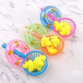 Bath Toy Set for Toddlers | Floating Duck Bath Toys with Fishing Net and Swimming Rings
