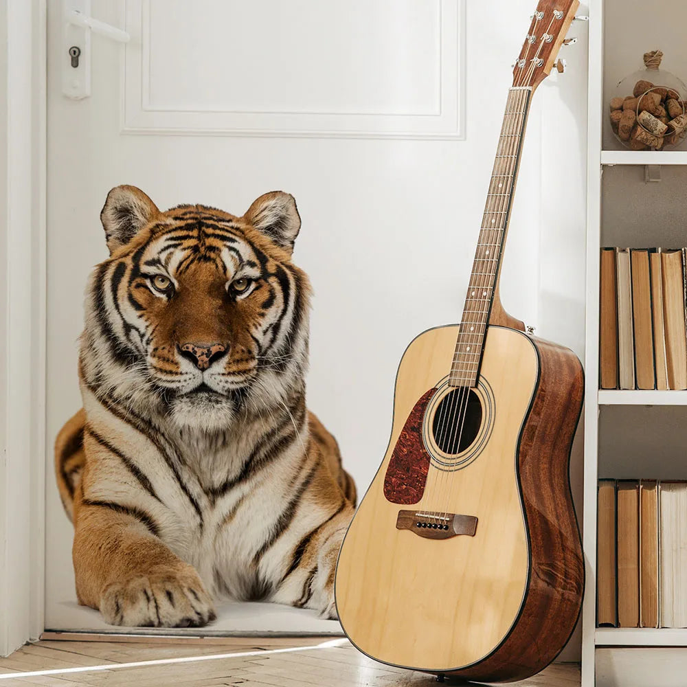 Vibrant Tiger Wall Sticker | Peel Off Living Room Bedroom Decor