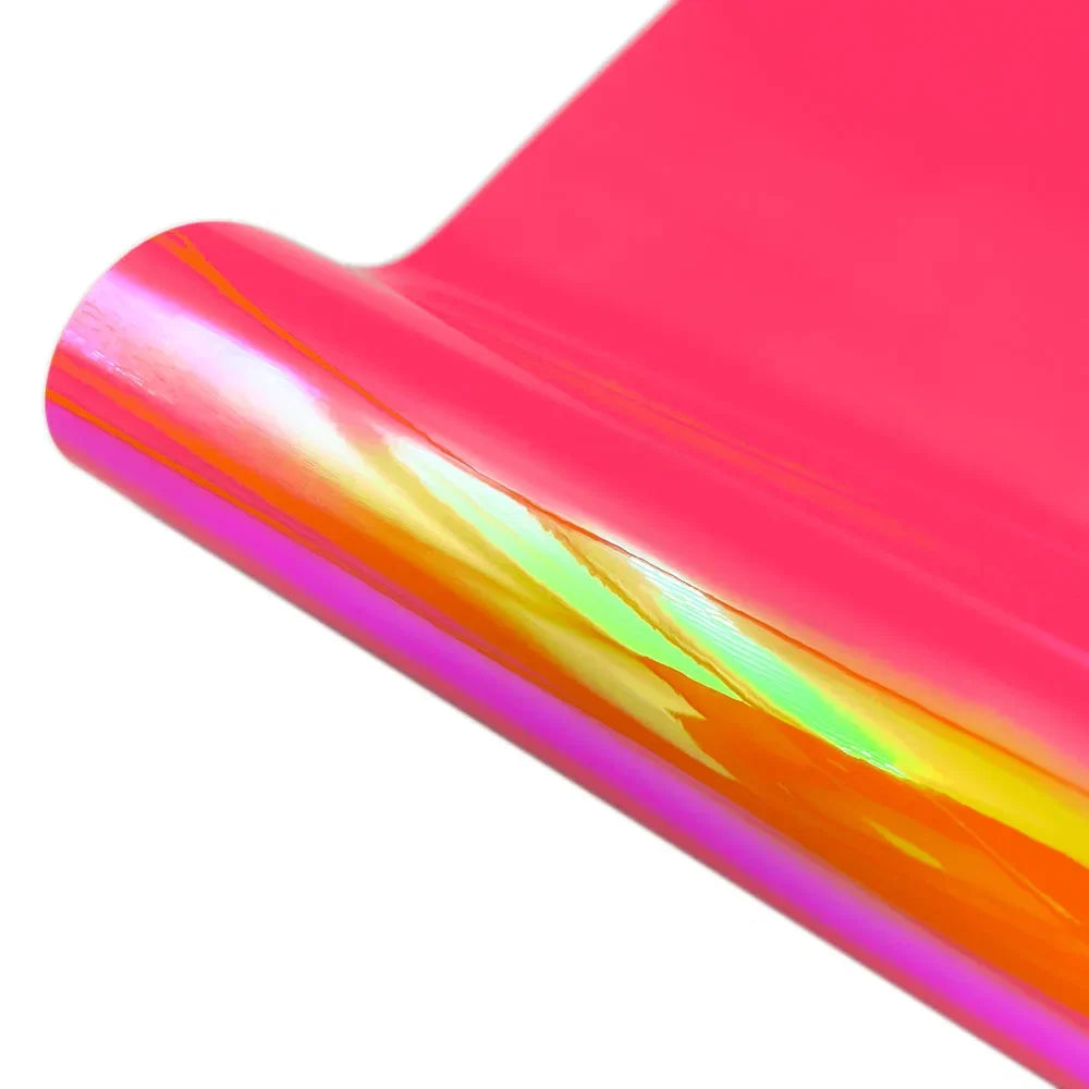 Holographic Permanent Adhesive Vinyl Sheets | Craft Decals for Cups, Walls, and Signs