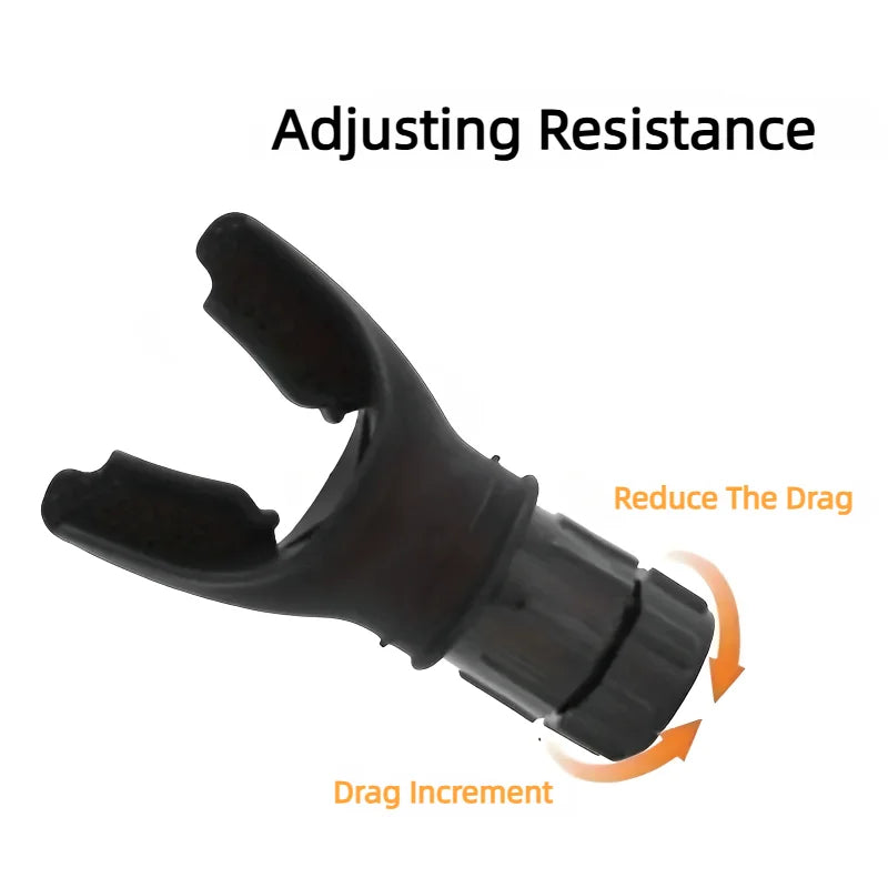 Silicone Breathing Exerciser | Portable Lung Training Device with Adjustable Resistance